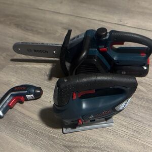 Kids Toy Tool Set - Blue and Black